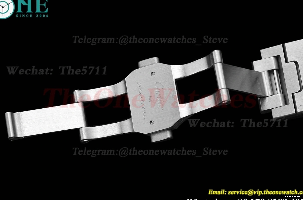 SS Green XL Cartier SS Santos MY9019 BVF De 40mm Dial 1211